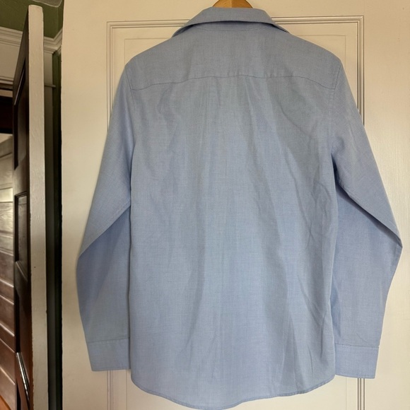 Zara Men’s Sky Blue Slim Fit Dress Shirt – Size L - Picture 6 of 7